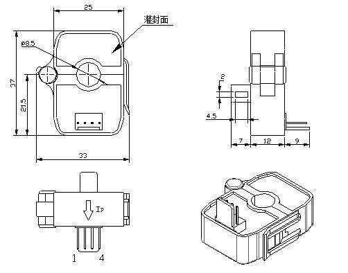 CHCS-EKH系列開口式交直流通用傳感器